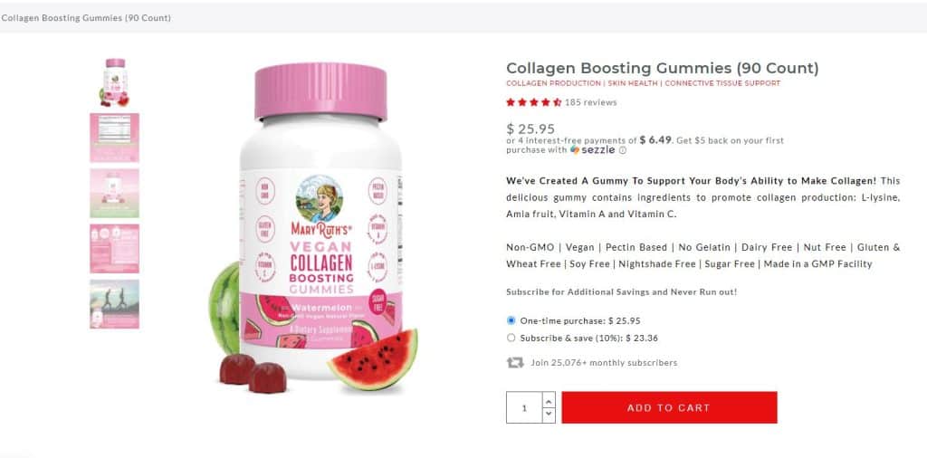 Best liquid vitamin company -Collagen Boosting Gummies (90 Count)