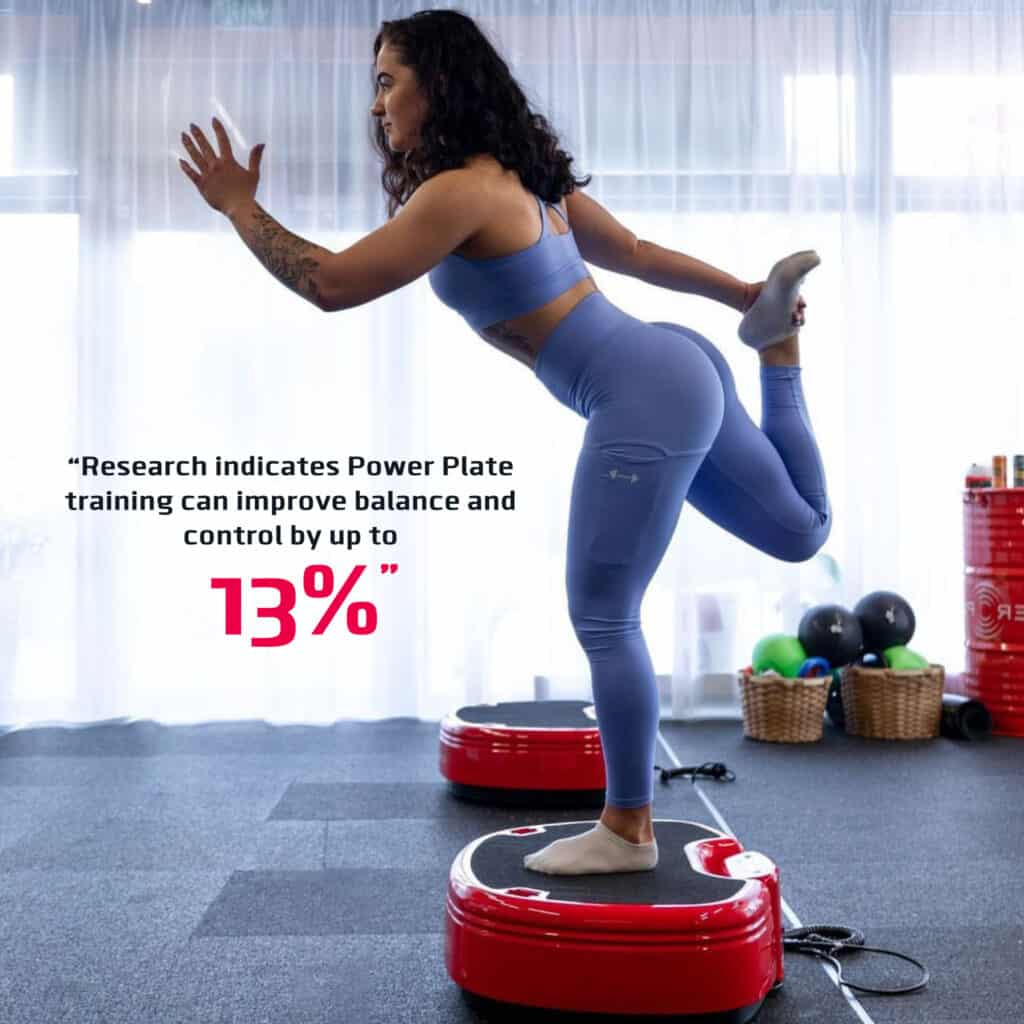 Power Plate vibration can improve balance and control by 13% pic for blog post