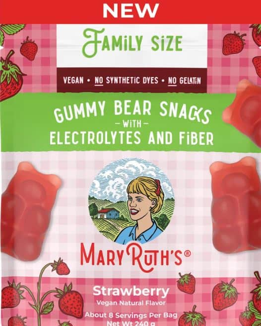 Gummy snacks from Mary Ruth Organics for page/blog