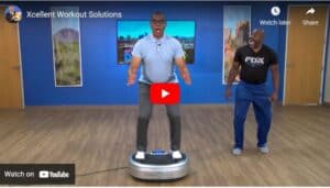 Xcellent Solutions and Xavier Smith promoting Power Plate Whole Body Vibration with Brad Perry on Arizona Daily Mix TV show