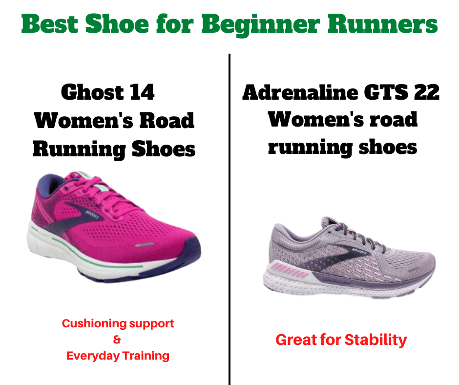 Best shoe for beginner runners are Ghost 14 and Adrenaline GTS 22