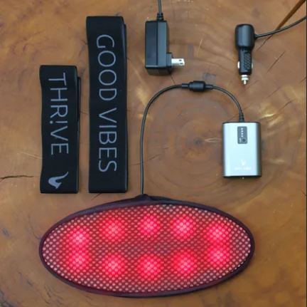 Luxury gifts - Dna Vibe Jazz band intelligent red light therapy shown with accessories