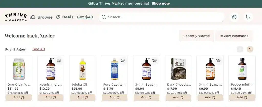 Thrive Market sells Organic Manuka Honey