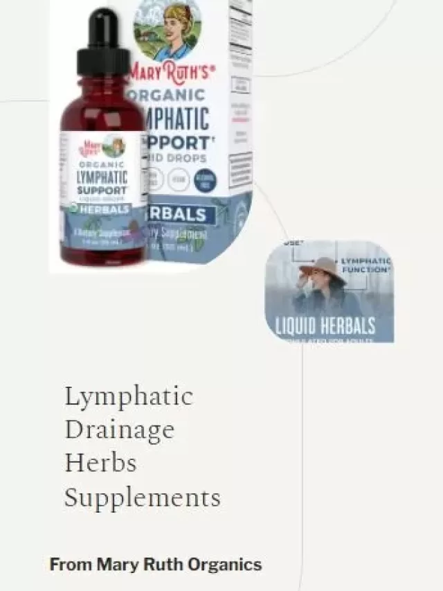 lymphatic drainage herbs supplements