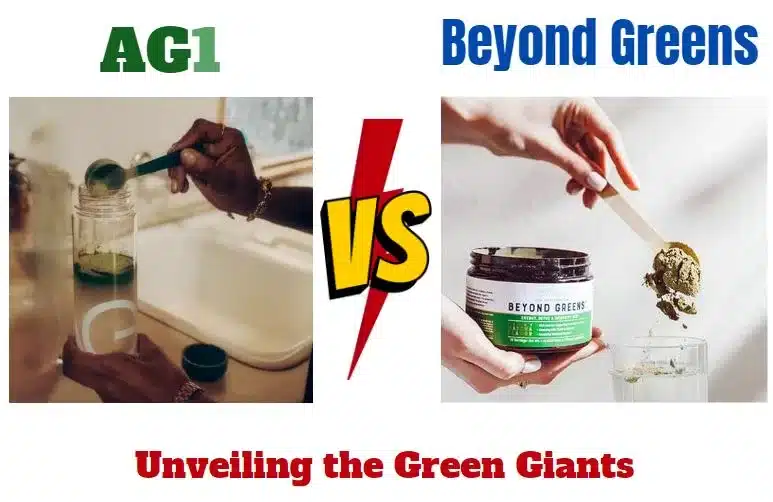 AG1 vs Beyond greens image for blog post at MrXLSmith.com