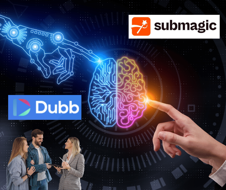 AI tools help real estate agents - Submagic and dubb