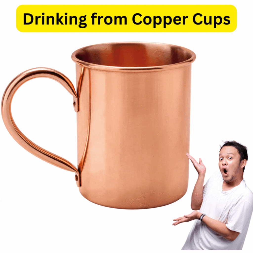 Drinking from copper cups image for blog post at mrxlsmith.com