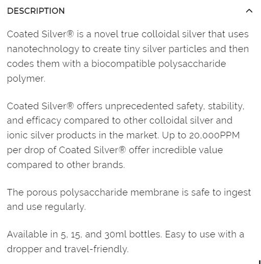 coated silver description from PurBlack 