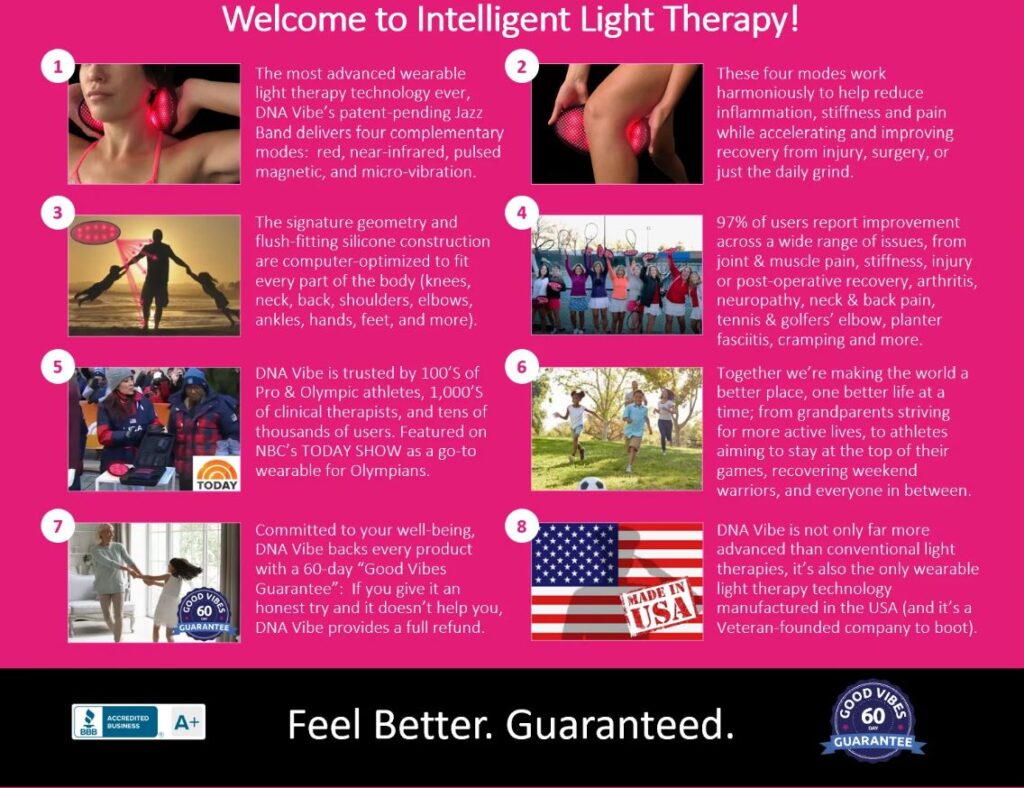 Best at home red light device - welcome to intelligent light therapy image for blog post.