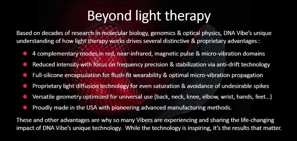 Best at home re light device - beyond light therapy infographic for blog 